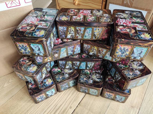 Yu-Gi-Oh - Boîtes de rangement : Lot de 12 tin box vides