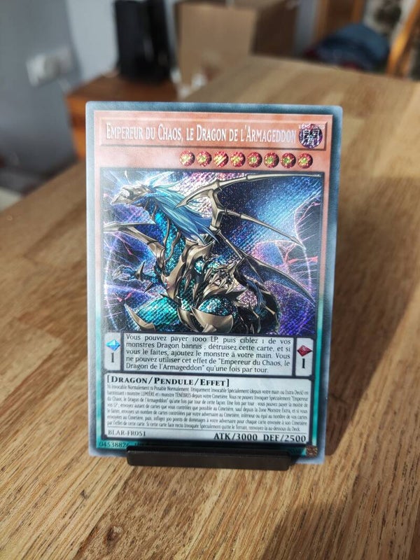 Yu-Gi-Oh - Empereur du Chaos, le Dragon de l'Armageddon BLAR-FR051 Secret Rare