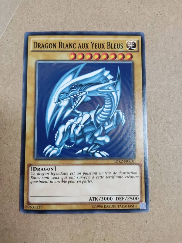 Yu-Gi-Oh - DRAGON BLANC AUX YEUX BLEUS LDK2-FRK01 VERSION 1