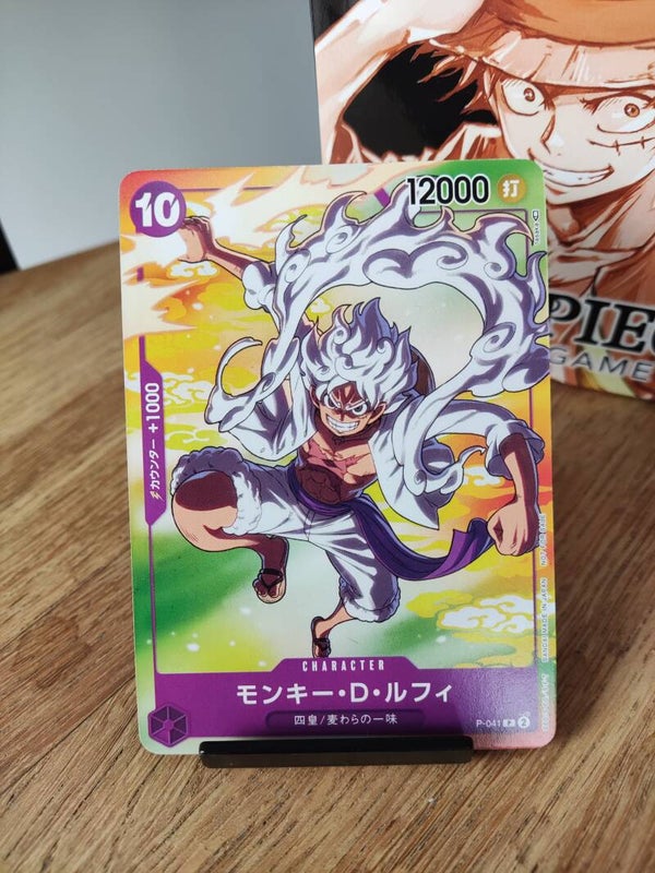 One Piece - 7/11 Seven Eleven Monkey D Luffy P-041 Gear 5 Promo Sealed
