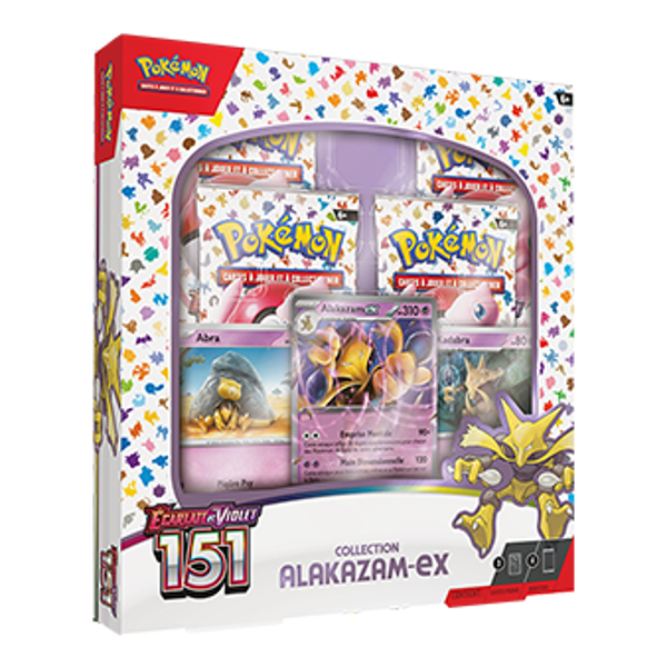 Pokemon - Ecarlate et Violet - 151 - Coffret Collection Alakazam