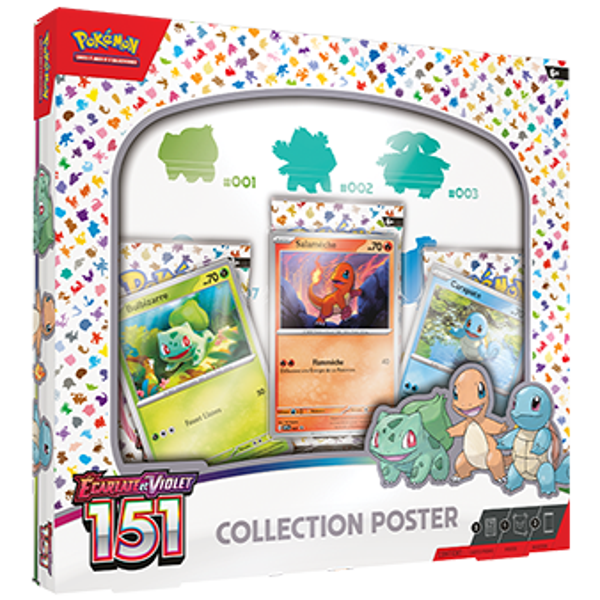 Pokemon - Ecarlate et Violet - 151 - Coffret Collection Poster