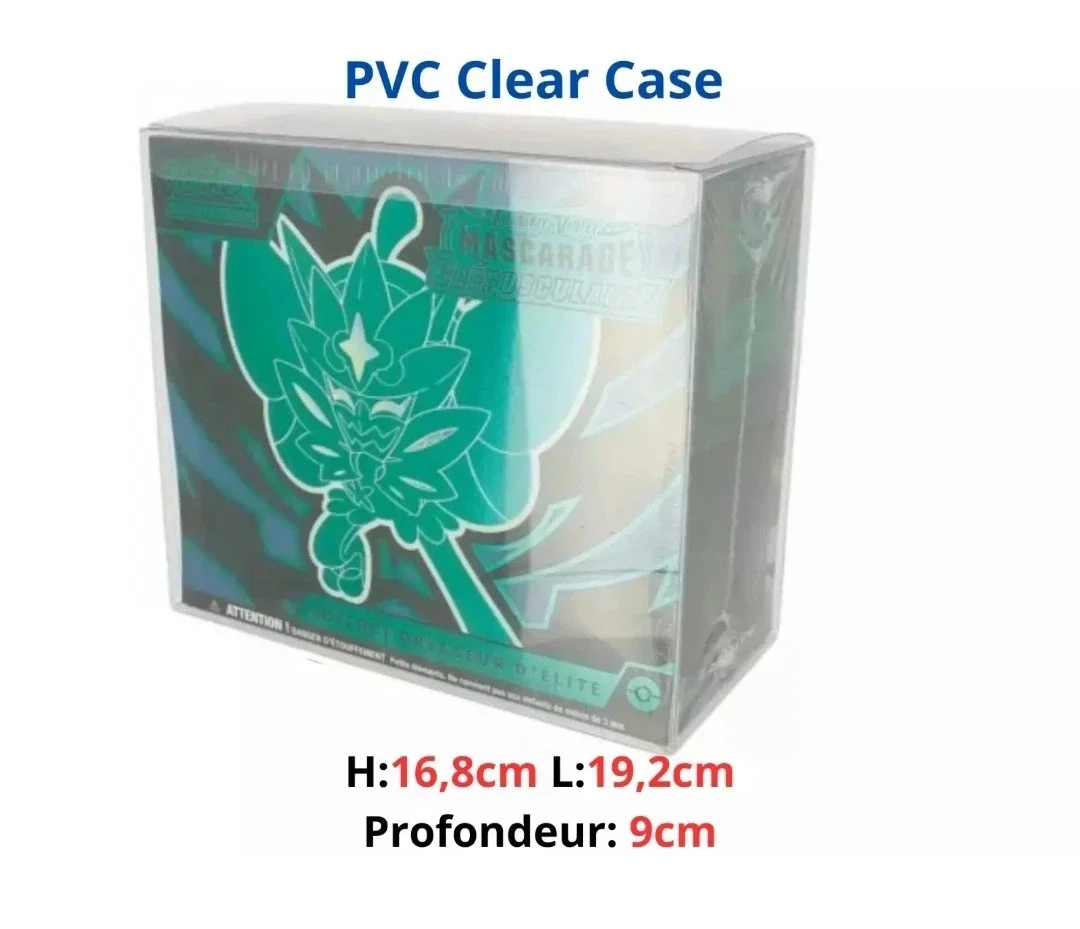 Protection ETB Pokémon PVC Clear Case - Coffret Dresseur d'Elite - Phoenix Shield