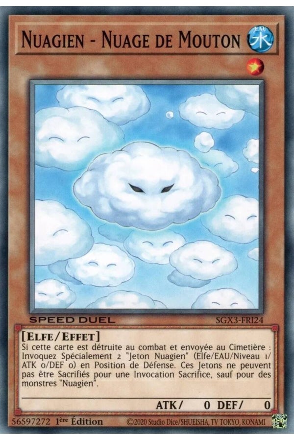 Yu-Gi-Oh - Deck Nuagien prêt pour être jouer neuf en Français
