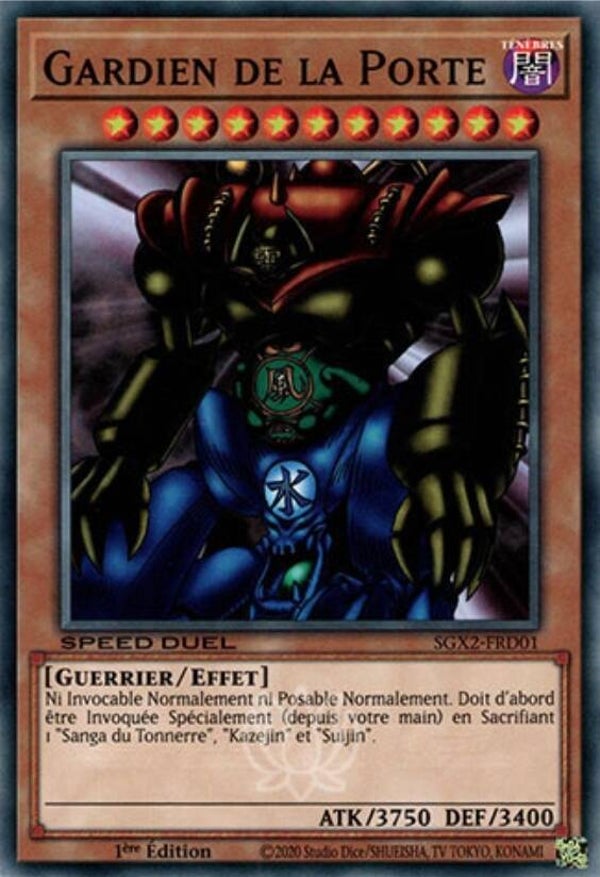 Yu-Gi-Oh ! Deck Rétro Gardien De La Porte prêt pour être jouer en français
