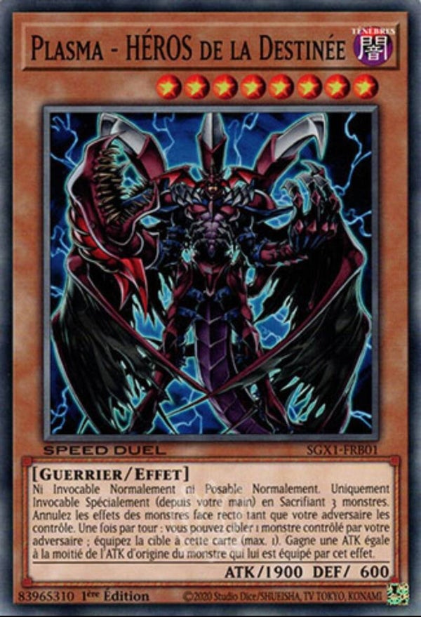 Yu-Gi-Oh ! Deck Héros De La Destinée prêt pour être jouer en français