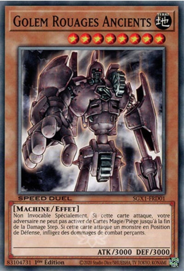 Yu-Gi-Oh ! Deck Rouages Ancients prêt pour être jouer en français