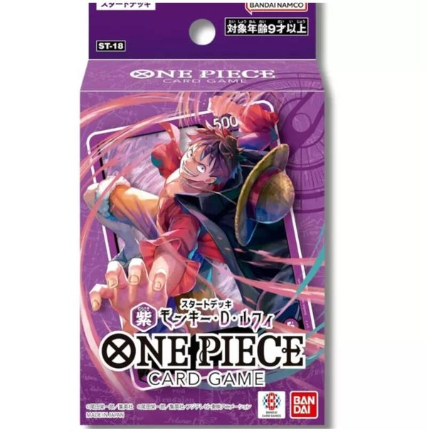 One Piece Card Game ST-18 « Monkey D. Luffy » Starter Deck Japonais