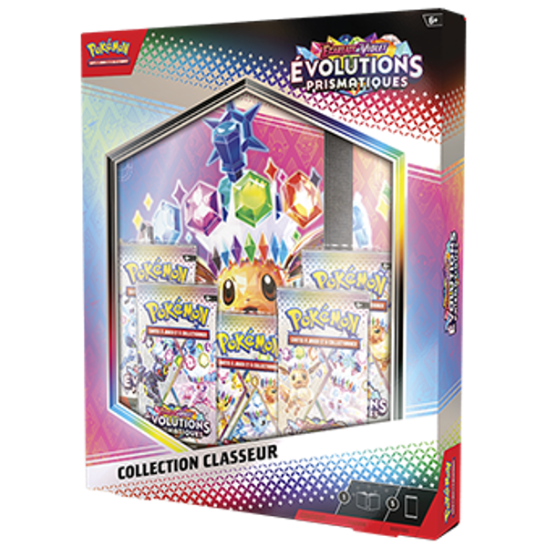 Pokemon - Ecarlate et Violet - Evolutions Prismatiques Collection Classeur