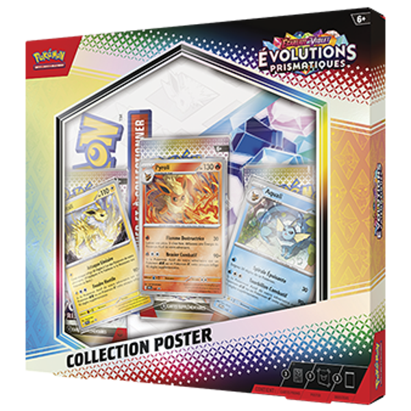 Pokemon - Ecarlate et Violet - Evolutions Prismatiques Coffret Collection Poster