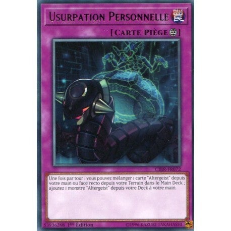 Yu-Gi-Oh - Usurpation Personnelle CIBR