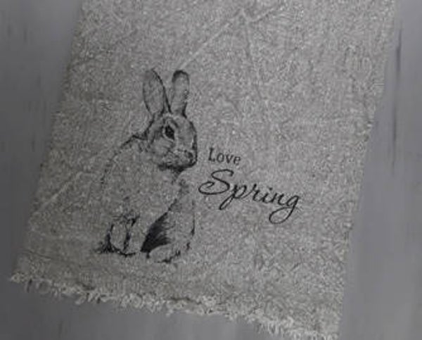 Shabby doek Spring Konijn