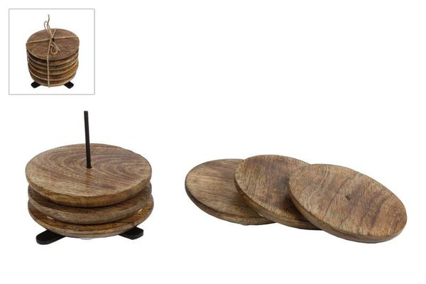 Houten onderzetters