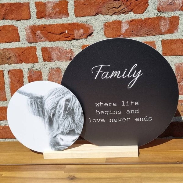 Kado set Muurcirkel Family