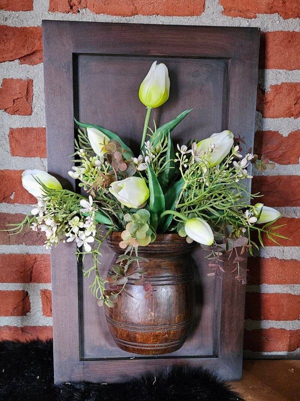 Opgemaakte wandpaneel Tulp