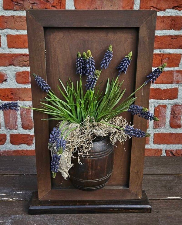 Opgemaakte Paneel Blauwe Druifjes