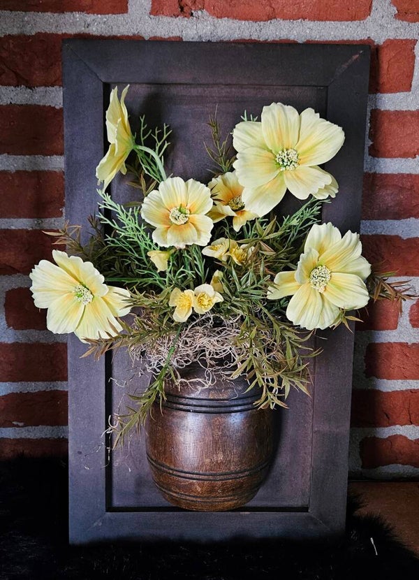 Opgemaakte wandpaneel Yellow