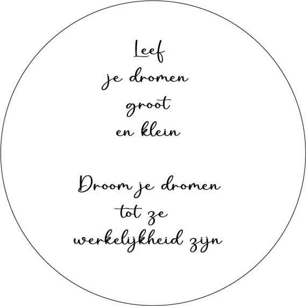 Leef je droom Muurcirkel