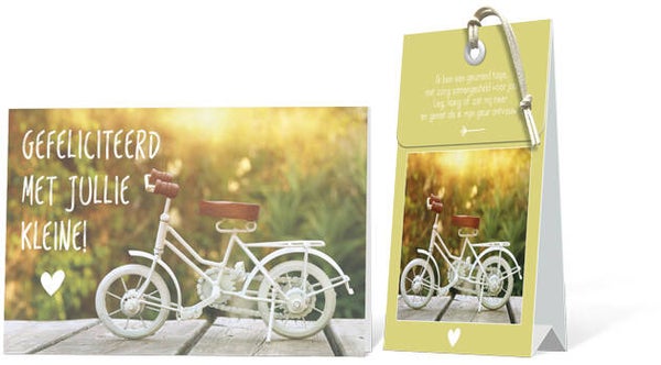 Gefeliciteerd met jullie kleine Geurtasje