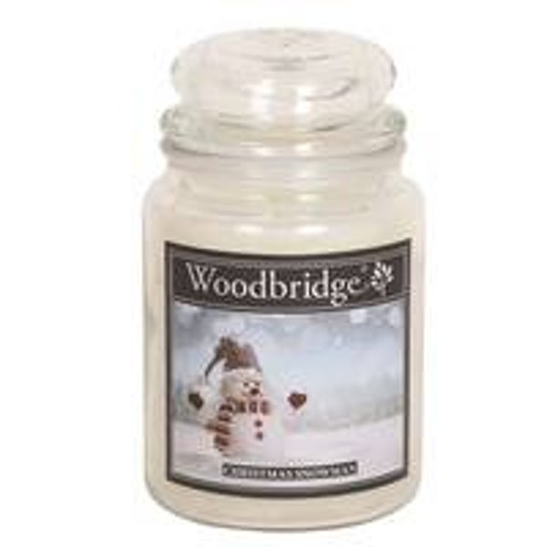 Xmas Snowman Large Jar