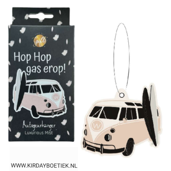 Autogeurhanger Gas erop!