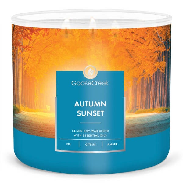 Autumn Sunset 3-Wick Candle
