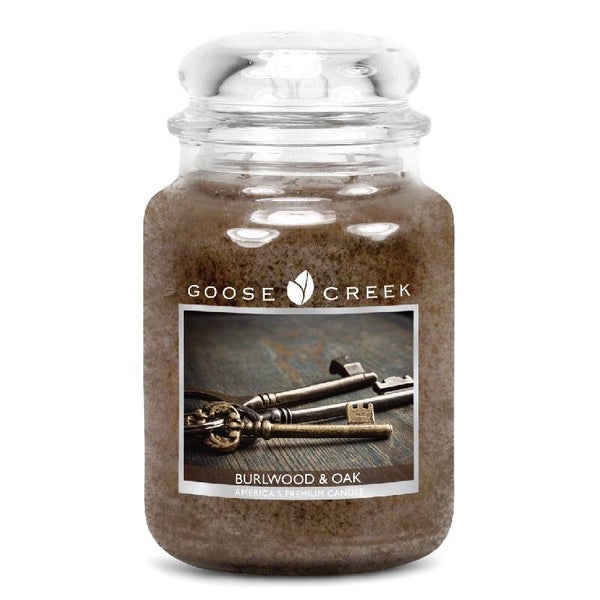 Burlwood & Oak Large Jar