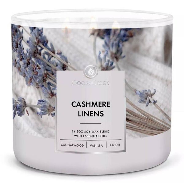 Cashmere Lines 3-Wick Candle
