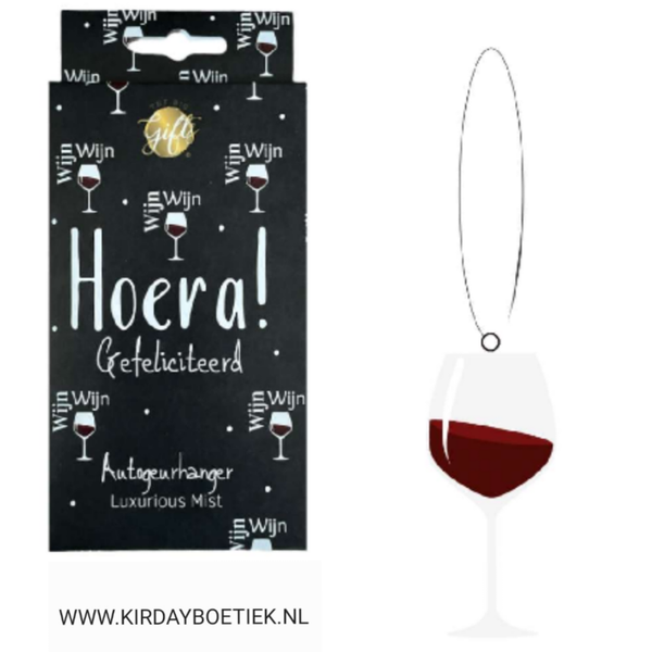 Autogeurhanger Gefeliciteerd