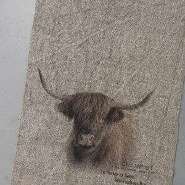 Shabby doek Hooglander kleur