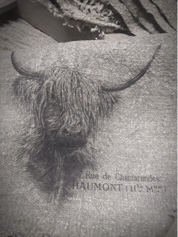 Shabby doek Hooglander