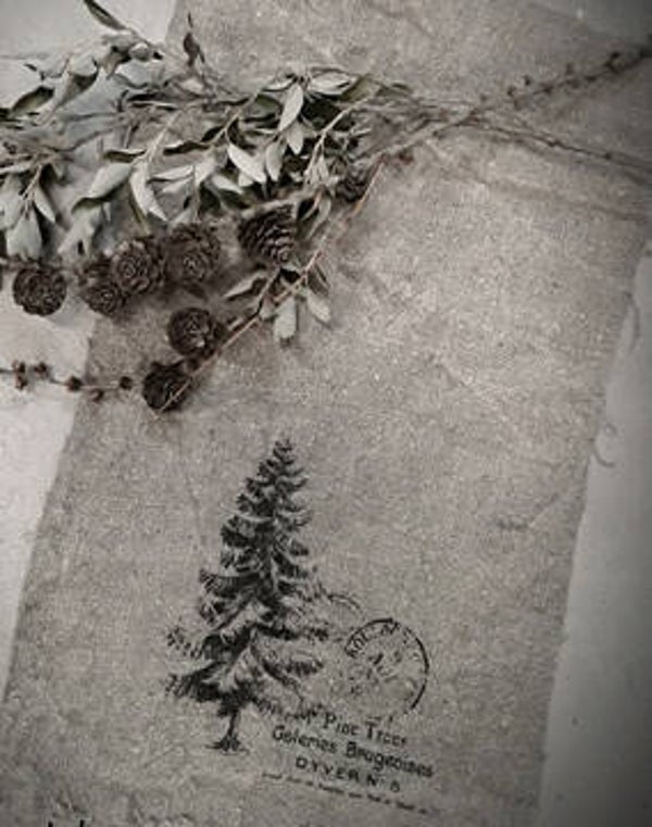 Shabby doek X-mas Kerstboom