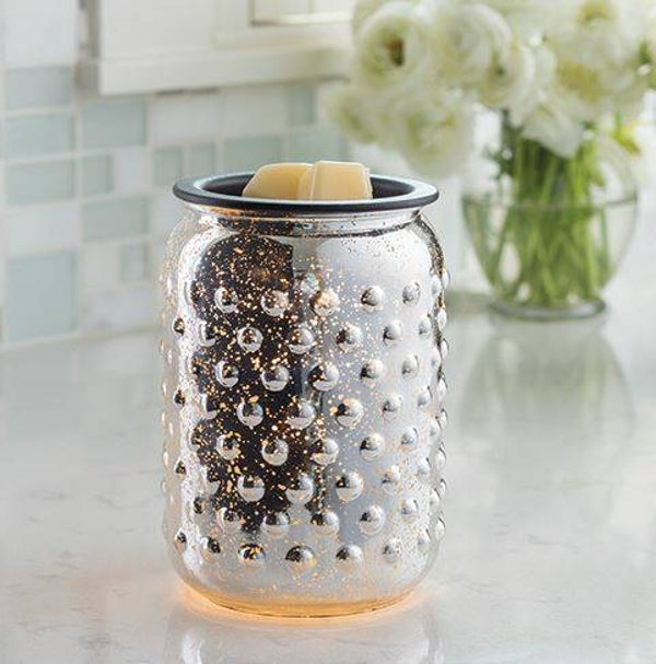 Candle Warmer Geurbrander Mercury Glas