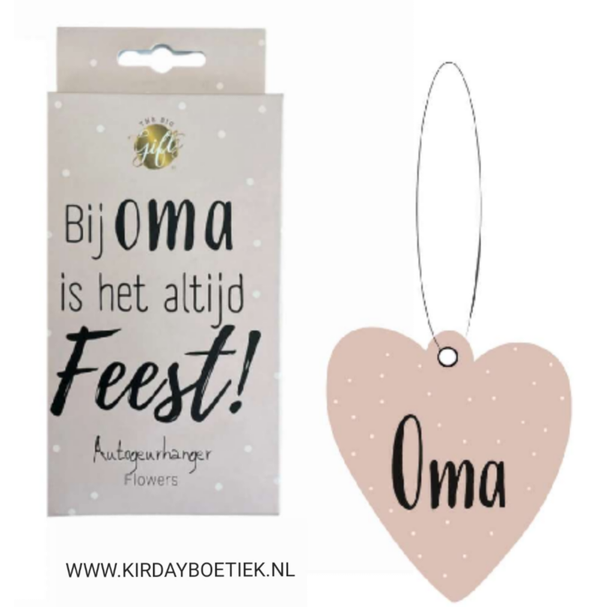 Autogeurhanger Oma