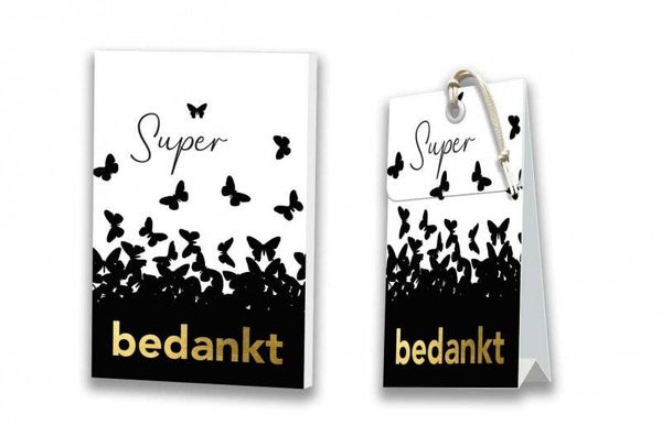 Super bedankt Geurtasje
