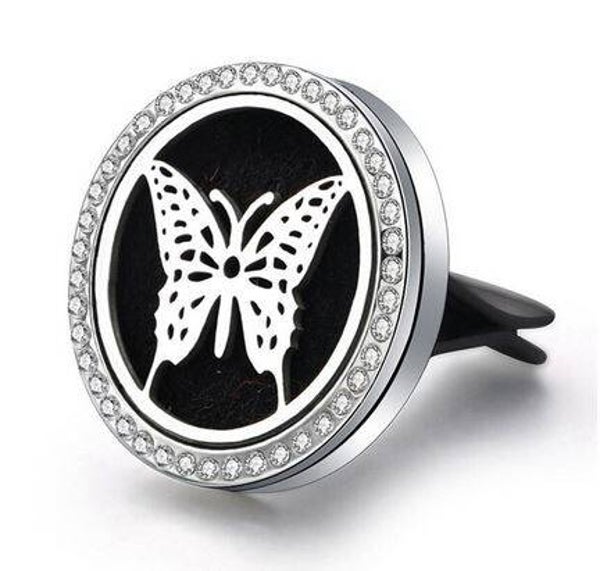 Auto diffuser Vlinder strass