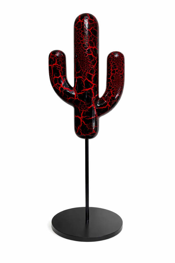 Sith – Black & Red Cactus Sculpture