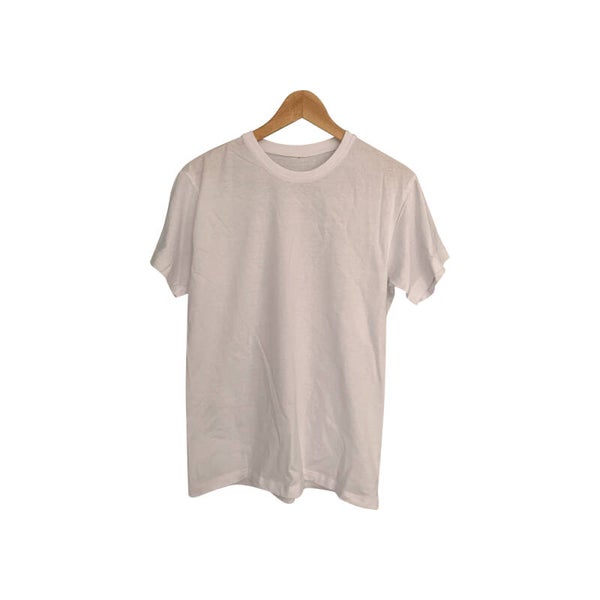 T-shirt wit vrouwen ronde hals