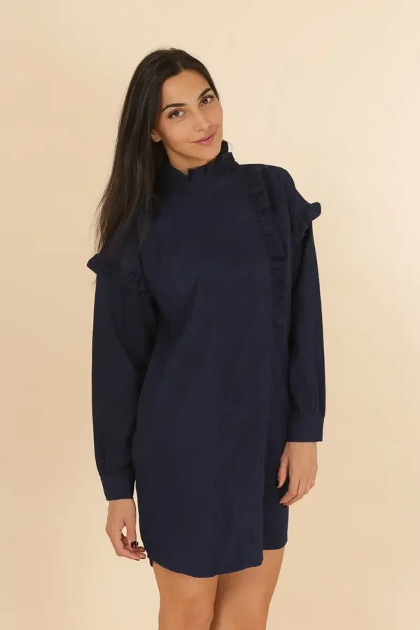 Bohemian Dress Indigo Alma