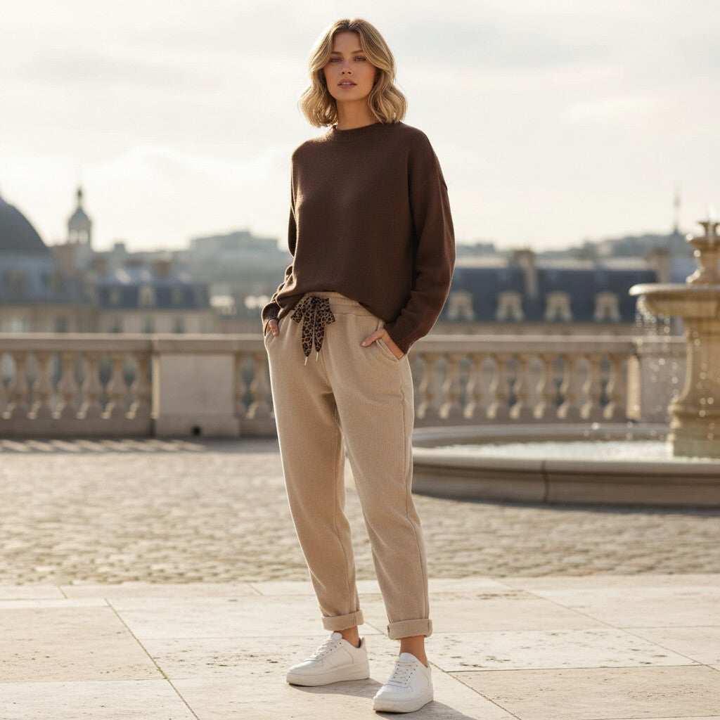 Bohemian Jogging Crema Pimienta