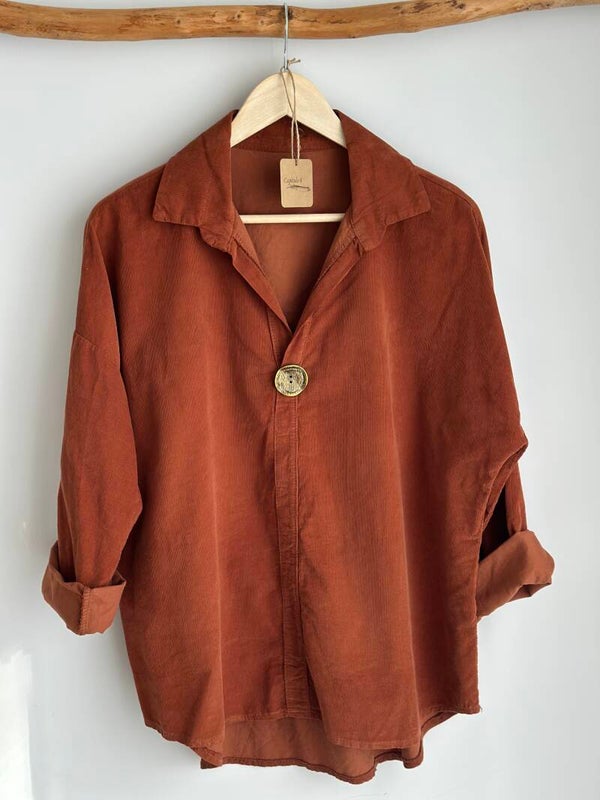 Bohemian Shirt Rust Ember