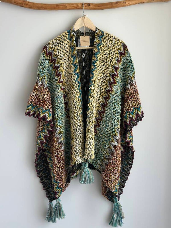 Bohemian Poncho Jade Soul