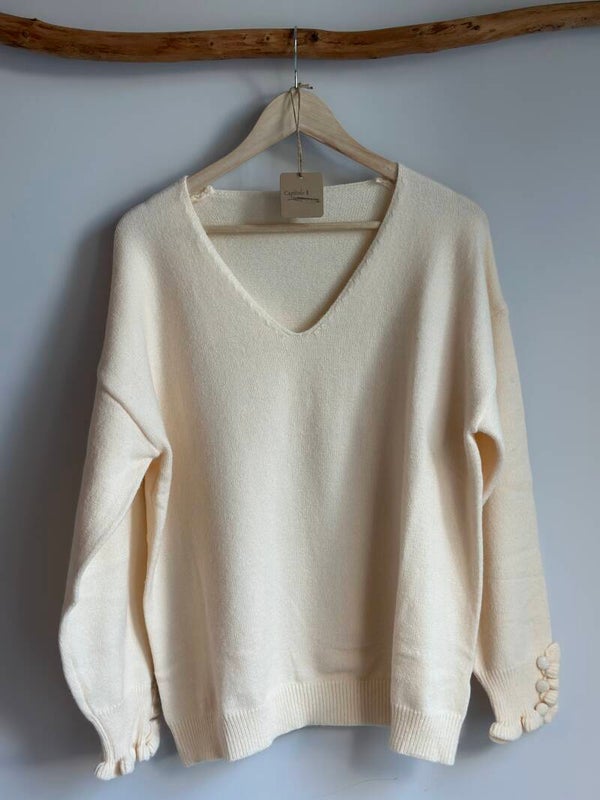 Bohemian Sweater Ruffle Dream