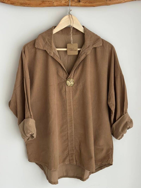 Bohemian Shirt Pana Caramelo