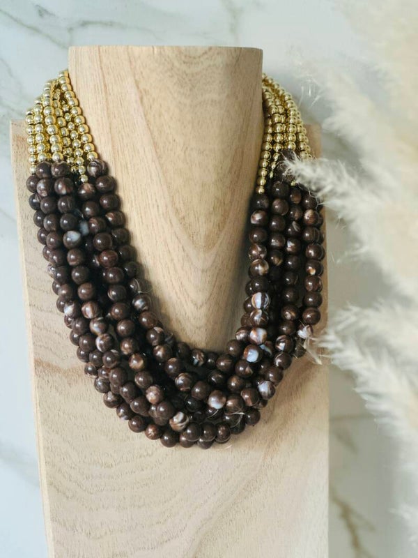 Bohemian Neckless Monte Café