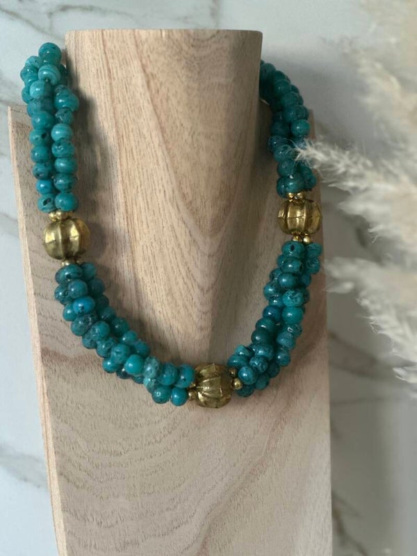 Bohemian Neckless Mare Azul