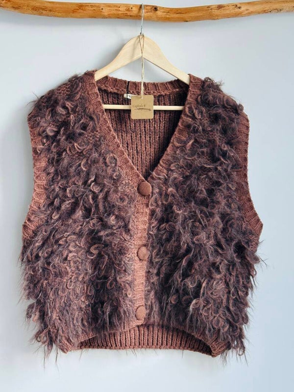 Bohemian Gilet Canela Rizo