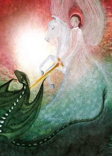 Michael and the Dragon (PRINT)