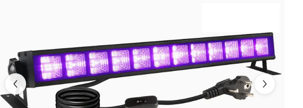 Glow in the Dark Neon Blacklight verlichtingbalk Te Huur