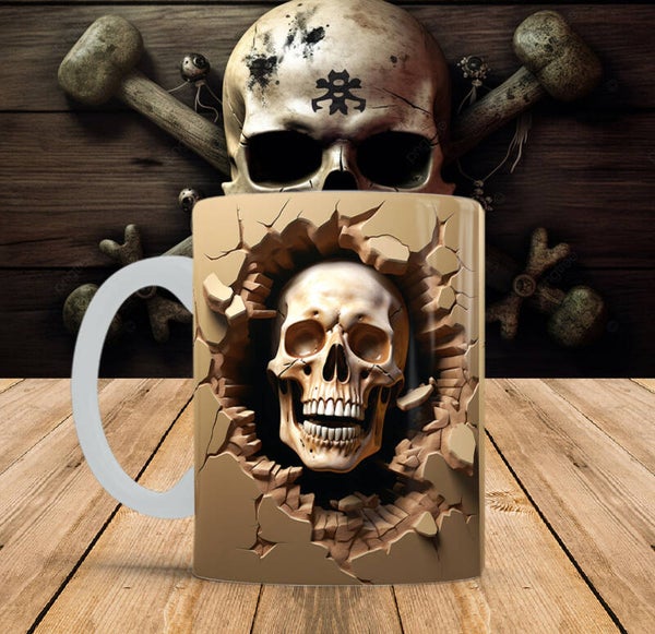 Skull Tasse 04